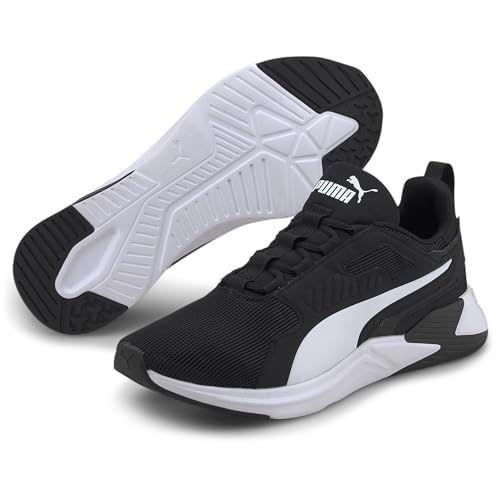 PUMA Puma Men's Training Gymnastics Shoe, Black White, 10.5