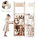 Mloong Stuffed Animal Storage, Wood Stuffed Animal Zoo Storage,Space Save Toy Organizer, Extra Large Capacity Plush Toy Cage,Stuffed Animal Holder,Gift for Nursery Playroom Kidroom Bedroom-54 inch