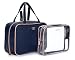 Caboodles CAB00052D Life & Style Hanging Travel Tote, Multi Pocket Toiletry Bag with Removable Clear Toiletry Pouch Hanging Travel Tote, One Size