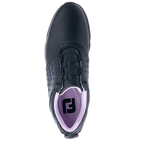 [フットジョイ] ゴルフシューズ Eコンフォート ボア レディース ブラック/パープル 24.5cm W 6枚目