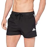 adidas Mens 3s Clx Sh Vsl Board Shorts, Black, 10