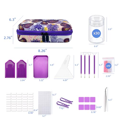 LIRUNQIU 30 Slot Diamond Painting Storage Box by LIRUNQIU - Used condition - Image 5