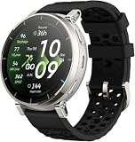 Amazfit Active 3 Premium GPS Running Smart Watch, 1.32' AMOLED Sapphire Display, 12-Day Battery, 4GB Offline Maps, 170+ Workout Modes, 5 ATM Black