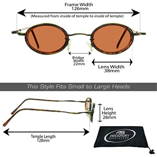 Image of proSPORT Blue Light Blocking Sunglasses - HD Copper Amber Metal Aviator Reduce Eye Strain Better Sleep