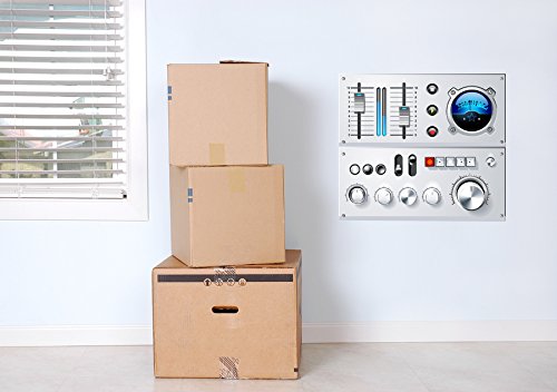 60 Second Makeover Limited Full Colour Spaceship Control Panel Wall Sticker Space Theme Boys Bedroom