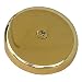 LASCO 03-1435 One Hole Style Bathtub Waste And Overflow Plate with Screw, Polished Brass