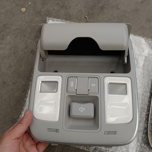 Car Reading Lamp Sunroof Switch for Geely Boyue 2016-2020,Car Interior Overhead Console Dome Light Reading Lamp,C-Medium Gray no Button in The Middle(Normal/C-Medium Gray No Button in The Middle)