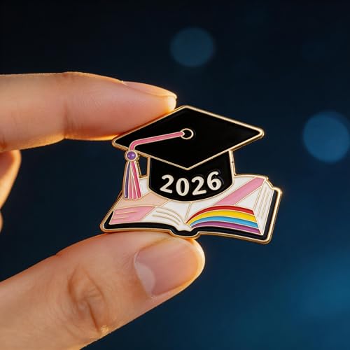 Image of 6 /18 /30 Pack 2026 Graduation Pins - Grad Pins Memorial Keepsake for Graduates, Gifts for Graduates, Class of 2026 Souvenir Pin for High School College Graduate Students, 2026 Lapel Pin