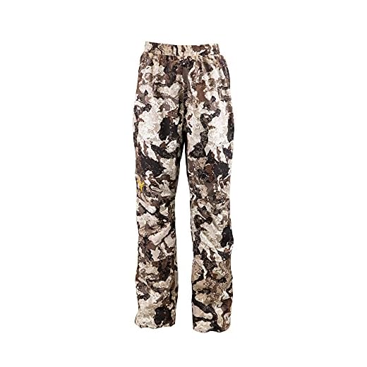 HOT SHOT Men’s Camo Rain Pant – Veil Cervidae Waterproof Hunting Outdoor Apparel, Large