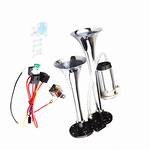 Bocina de aire de 24V y 150db con compresor y trompeta doble para camión