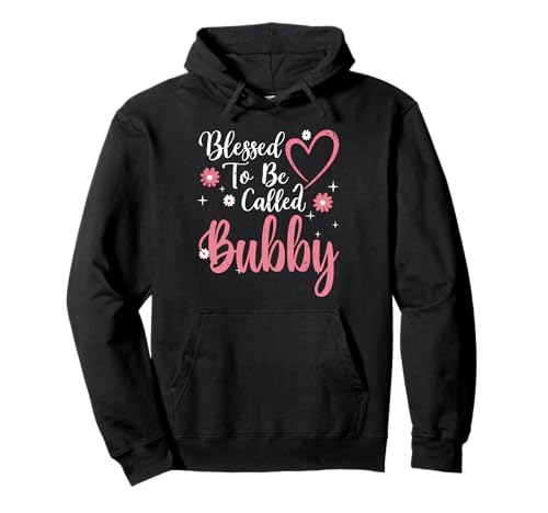 Blessed To Be Called Bubby Flower Heart Cute Mother's Day �p�[�J�[