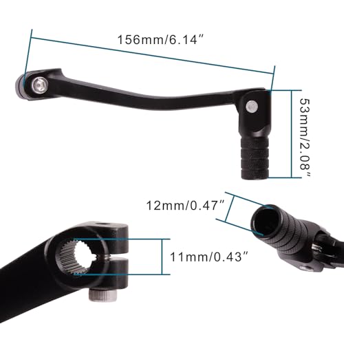 Levier de vitesse Husqvarna TE 150 pliable pour éviter la casse - 7