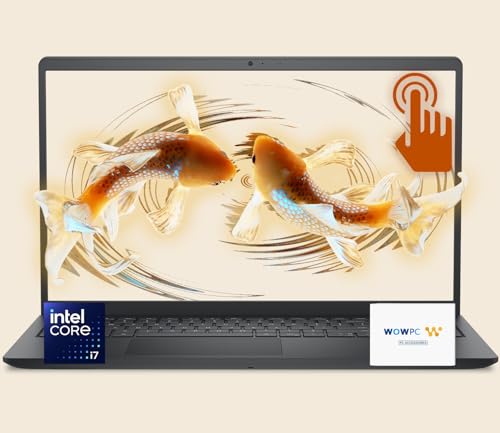 Image of Dell 15 Touchscreen Laptop | 64GB RAM 1TB SSD PCIe | Intel Core i7-1355U (10C /12T /Up to 5GHz) | 15.6 inch FHD (1920 x 1080p) Display | Windows 11 | Backlit Keyboard | w /WOWPC Recovery USB