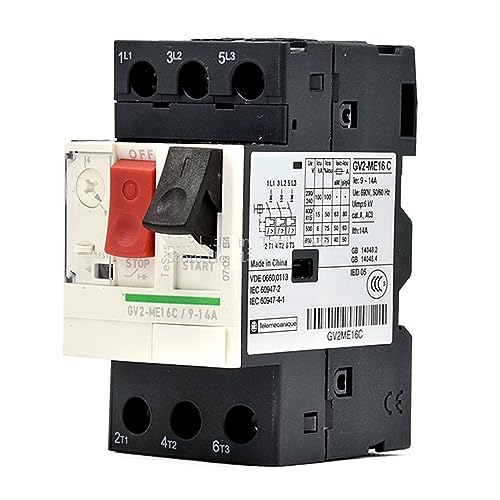 Disyuntor de motor GV2-ME16C 9-14A interruptor magnetotermico trifasico para cuadros electricos 2