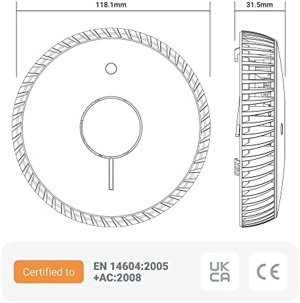 FireAngel Optical Smoke Alarm with 5 Year Replaceable Batteries, FA6615-R (ST-625 replacement, new gen)