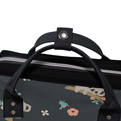 Linda mochila de viagem Koala mochila de fraldas escolar casual mochila para mulheres adolescentes