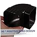 Artibetter Rainwater Gutter Downspout Elbow Adapter Gutter to Drain Connector Offset Fitting