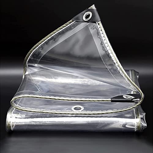 Lona impermeable de plástico transparente y flexible que resiste desgarros 2