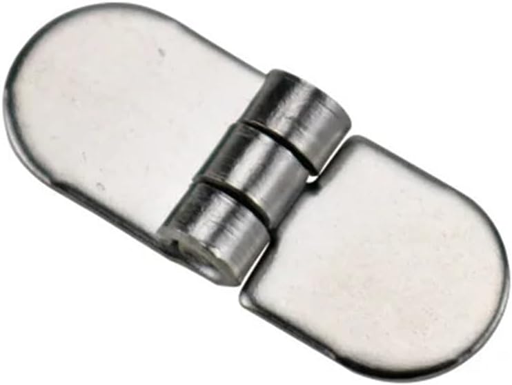 304 Stainless Steel Round Holeless Small Hinge Welded Door Hinge 1Pcs
