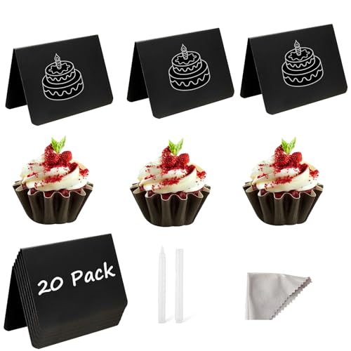 Petits tableaux noirs kingsea effaçables | Mini ardoises buffet et numéros de table en V