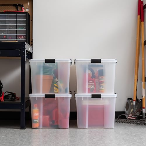 Iris 585855 Usa 74 Quart Weathertight Plastic Storage Bin Tote Organizing Container thumb #2