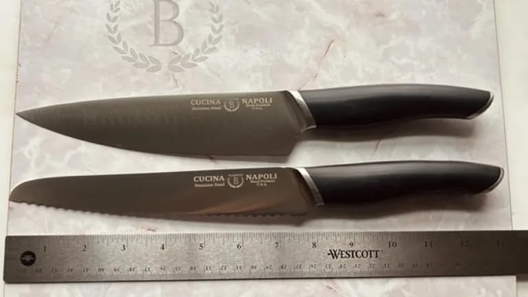 Miniatura 8 de Juego de cuchillos de cocina de alta calidad de 15 piezas  Incluye cuchillo de chef, cuchillo de pan, cuchillo de cortar, cuchillo sankotu, cuchillo