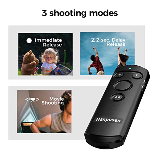 Camera Remote Shutter Release Control Wireless For Canon Eos R, Rp, Eos R3, R5, M50, M6 Mark Ii, R3, R5, R6, 90D, 6D Mark Ii, 77D, Rebel Sl3, Sl2, T8I, T7I, G7X Mark Iii, Sx70Hs #TOP5