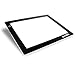 US ART SUPPLY Lightmaster USB Powered 18.75" Diagonal Professional Artist Size (A4) 9"x12" LED Lightbox Board - 5-Volt Light Bright Ultra-Thin 3/8" Profile L.E.D. Light Box Pad with 110V AC Power Adapter, USB Adapter to Power From any USB Port, Computer or Wall Plug. Now Includes for FREE: 1 Measuring Overlay Grid & 1 Circle Template/Protractor 1-Year Warranty