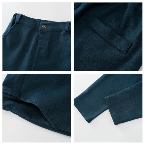 Image of Baby Boys' 4-Piece Set with Dress Shirt, Vest, Pants, and Tie