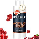 Modelones EMA Acrylic Liquid Monomer 120ml/4oz, Acrylic Nail Liquid for Professional Acrylic Powder...