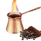 Türkische Kaffeekanne Klassische Weithals-Kaffeekanne aus Kupfer mit