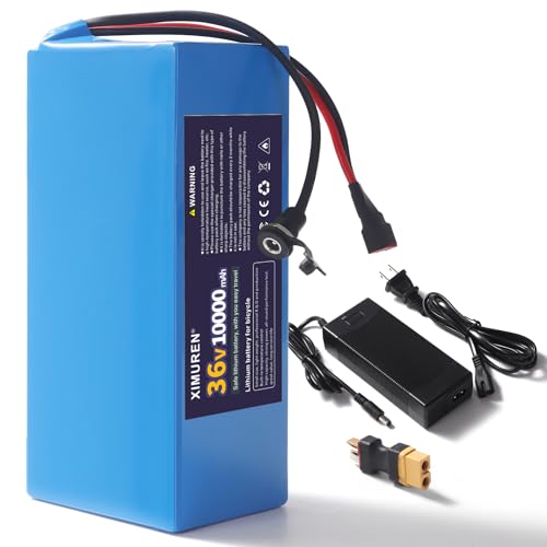 Xunyunda 36V Ebike Battery 36V Lithium Battery 10Ah Electric with
