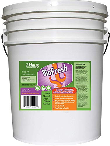 Enzyme Drain Cleaner & Deodorizer for Sink Drain, Showers, Septic Systems, Bathroom & Kitchen - Smell Remover for Fruit Fly Garbage Disposals, Dishwasher & Washing Machines - (5 Gallon)