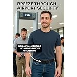 Security Money Belt with Hidden Money Pocket - Nylon Tactical Belt for Men & Women with Nonmetalic Buckle - Security Money Belt for Valuables, Cash, Passport - Cashsafe Anti-Theft Wallet Size Medium - Image 3