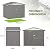 TOLEAD 6 x 4 FT Gray Metal Outdoor Storage Shed, Tool Sheds for Backyard Garden Patio Lawn with Water Proof, Large Heavy Duty Tool Sheds with Lockable Doors & Air Vent for Backyard Patio Lawn