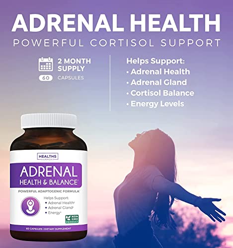 Save $4 (11% Off) - Adrenal-C Immunity Bundle - Adrenal Support & Cortisol Manager (Non-Gmo) Balance Cortisol & Vitamin C Immune Support (Non-Gmo) Immune System Booster Supplement (60 Veg Capsules) #TOP3