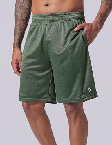 Image of Liberty Pro 5 Pack: Mens Athletic Shorts, 9 inch Mesh Basketball Shorts Men Active Gym Shorts with Pockets