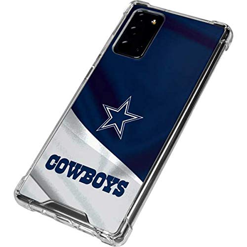 Skinit Clear Phone Case Compatible with Galaxy Note20 5G - Officially Licensed NFL Dallas Cowboys Design