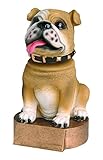 Decade Awards Bulldog Bobblehead Mascot Trophy, Brown - 6 Inch Tall | Engraved Bulldog Award - Customize Now