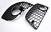 HONEYCOMB Hex Mesh Fog Light Open Vent Grill Intake For 06-09 VW MK5 GTI GLI JETTA