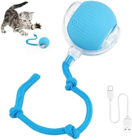 Juguete para gatos eléctrico con luz LED, juguete interactivo par...