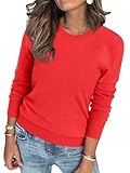 Modèle: pull femme hiver chic et elegant chaud automne pullover manches longues sweater col rond pulls chandail automne.