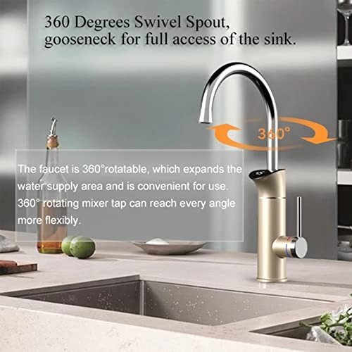 Chauffe-eau électrique instantané 2 en 1 robinet cuisine mitigeur 3200W