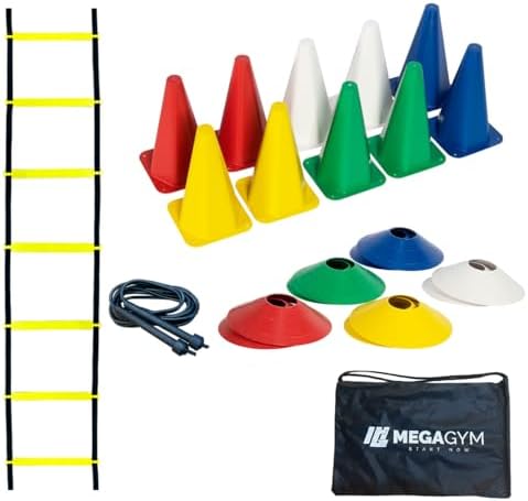 Kit Funcional Agilidade 10 Chapéus 10 Cones Escada Agilidade Com ...