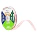Mandala Crafts Fabric Satin Ribbon for Hair Bow Making, Sewing, Gift Wrapping, Flower Bouquets, Party Decorating, and Weddings (1/2 Inch 50 Yards, Blush)