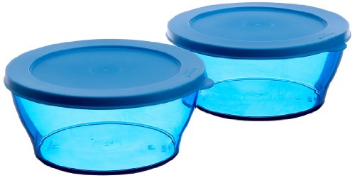 Tupperware Large Clear Bowl Set, 990ml, Set of 2,Color may vary