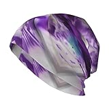 Photo Gallery buytruew berretto invernale caldo unisex con stampa a pois bianchi per uso quotidiano all aperto e viaggi, fiore tie-dye viola, etichettalia unica Photo Gallery buytruew berretto invernale caldo unisex con stampa a pois bianchi per uso quotidiano all aperto e viaggi, fiore tie-dye viola, etichettalia unica