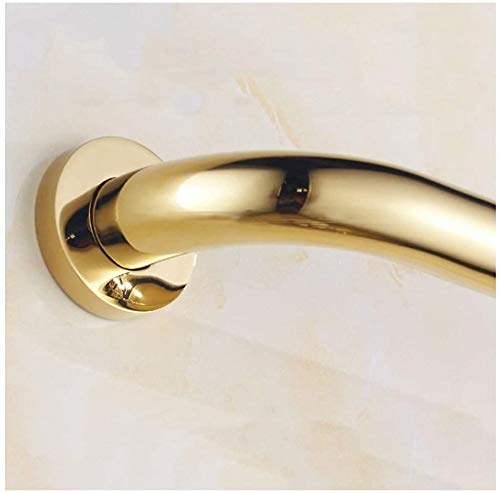 Rampe en bronze poli robuste pour douche et maintien senior - 2