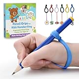 PCJJ Pencil Grips for Kids Handwriting – 6PCS Ergonomic Pencil Grip Trainer for Toddlers 3-5 – Preschool Writing Aid for Left & Right Hand – Tripod Grip Corrector for Early Learning Tools