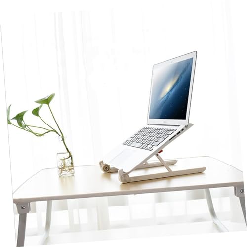 Base plegable ajustable para laptop Mikikit blanca miniatura 6